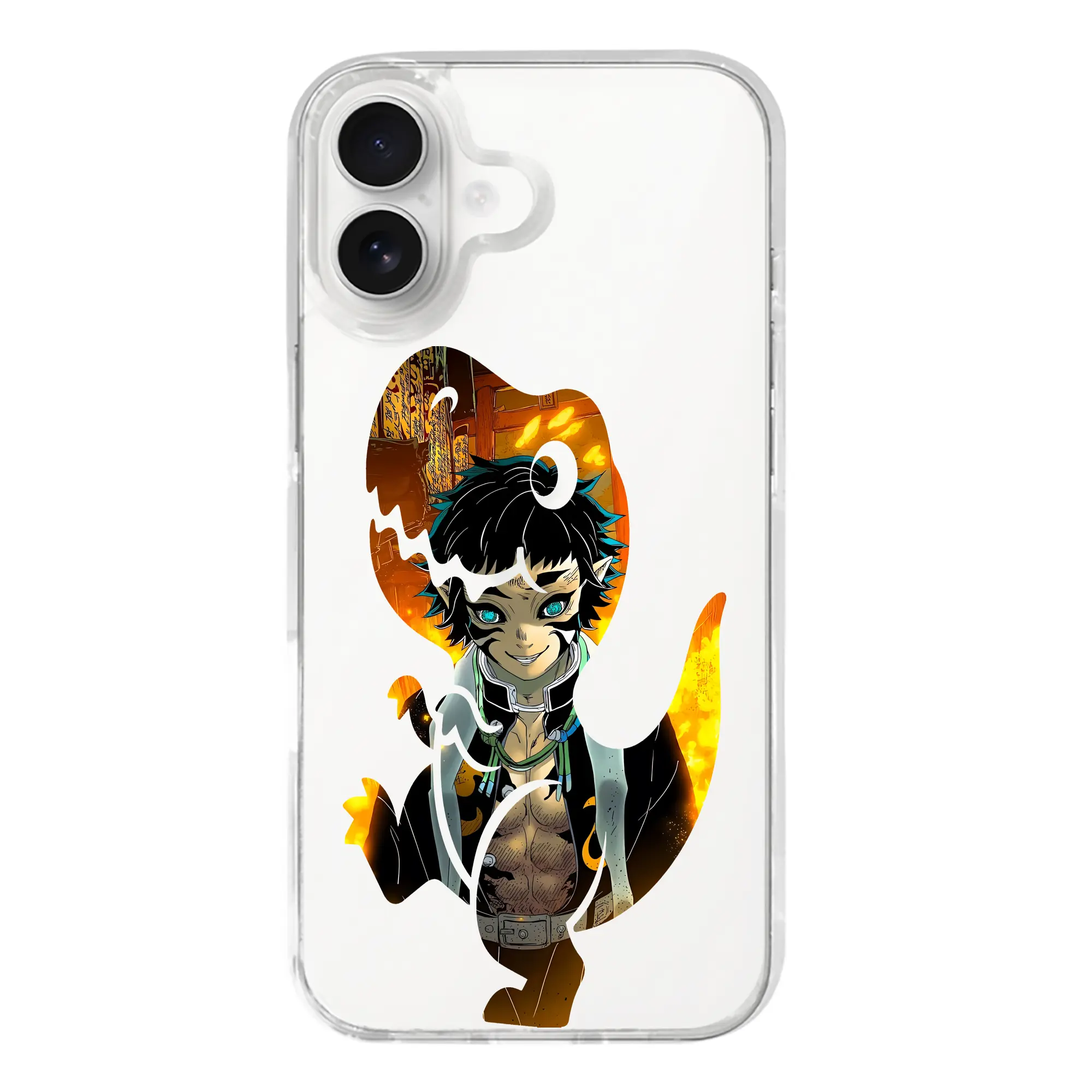 鬼滅の刃 グッズ,獪岳 - iPhone 17シリーズ 透明スマホケース – 薄型・耐衝撃・精密フィット保護カバー